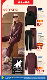 Lidl Damenbekleidung im Prospekt 