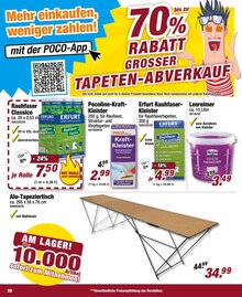 Tapeziertisch im POCO Prospekt "Jetzt in Göttingen! Neueröffnung. Wir feiern!" mit 48 Seiten (Duisburg)