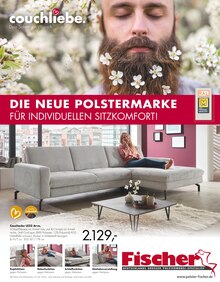 Wohnzimmer im Polstermöbel Fischer Prospekt "DIE NEUE POLSTERMARKE" mit 6 Seiten (Fürth)