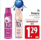 Energising Pink Passion von Fa im aktuellen EDEKA Prospekt für 1,29 €