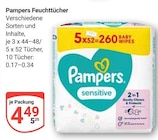 Feuchttücher Angebote von Pampers bei GLOBUS Braunschweig