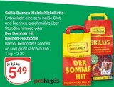 Aktuelles Grillis Buchen-Holzkohlebriketts Angebot bei GLOBUS in Siegen (Universitätsstadt) ab 5,49 €