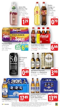 Coca Cola im EDEKA Prospekt "Aktuelle Angebote" mit 54 Seiten (Konstanz)