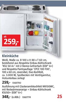 Kleinküche bei BAUHAUS in Leverkusen Kleinküche im Angebot bei BAUHAUS Leverkusen für 259,00 €