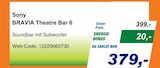 BRAVIA Theatre Bar 6 Angebote von Sony bei expert Dorsten für 379,00 €