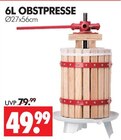 OBSTPRESSE im Angebot bei Wreesmann in Dessau-Roßlau OBSTPRESSE Angebote bei Wreesmann Dessau-Roßlau für 49,99 €