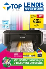 Catalogue Top Office "Le mois de l'impression", 12 pages, à Aulnay-sous-Bois, 07/10/2019 - 31/10/2019 Prospectus Top Office "Le mois de l'impression", 12 pages, à Aulnay-sous-Bois, 07/10/2019 - 31/10/2019
