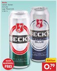 Becks im Angebot bei Netto Marken-Discount in Nordhausen Becks Angebote von Becks bei Netto Marken-Discount Nordhausen für 0,79 €