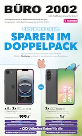 iPhone im BÜRO 2002 UG Prospekt in Eberswalde Aktueller BÜRO 2002 UG Prospekt mit iPhone, "UNSER MAILIGHT: SPAREN IM DOPPELPACK", Seite 1