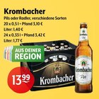Pils oder Radler Angebote von Krombacher bei Trink und Spare Leverkusen für 13,99 €