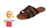 Promo Mule Femme à 6,95 € dans le catalogue E.Leclerc à Fleury-les-Aubrais