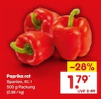 Aktuelle Paprika Angebote bei Netto Marken-Discount in Wuppertal Aktuelles Paprika rot Angebot bei Netto Marken-Discount in Wuppertal ab 1,79 €