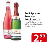Rotkäppchen Sekt oder Fruchtsecco für 2,99 € bei famila Nordost im Angebot Rotkäppchen Sekt oder Fruchtsecco im aktuellen famila Nordost Prospekt
