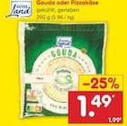 Gouda oder Pizzakäse von Gutes Land im aktuellen Netto Marken-Discount Prospekt für 1,49 €