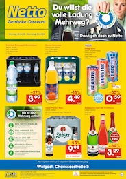 Netto Marken-Discount Prospekt "DER ORT, AN DEM DU IMMER AUSGEZEICHNETE PREISE FINDEST." für Wolgast, 2 Seiten, 20.04.2026 - 25.04.2026