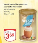 Nescafé Cappuccino Angebote von Nestlé bei GLOBUS Willich für 3,69 €