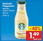 Frappuccino Angebote von Starbucks bei Netto Marken-Discount Rüsselsheim für 1,49 €