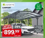 Carport im Angebot bei Marktkauf in Filderstadt Carport Angebote von Juskys bei Marktkauf Filderstadt für 899,99 €