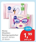 Mizellen-Reinigungstücher von Nivea im aktuellen budni Prospekt