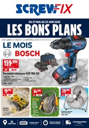 Prospectus Bricolage Screwfix en cours à Plaintel et alentours, "LES BONS PLANS", 8 pages, 27/05/2026 - 23/06/2026 Catalogue Bricolage Screwfix en cours à Plaintel et alentours, "LES BONS PLANS", 8 pages, 27/05/2026 - 23/06/2026