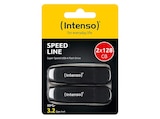 Aktuelle USB Stick Angebote bei MediaMarkt Saturn in Dortmund Aktuelles Speed Line 2er Pack USB-Stick, 128 GB, 70 MB/s, Schwarz Angebot bei MediaMarkt Saturn in Dortmund ab 34,49 €
