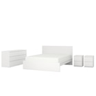 Schlafzimmermöbel 4er-Set weiß 160x200 cm im Angebot bei IKEA in Emden Schlafzimmermöbel 4er-Set weiß 160x200 cm Angebote von MALM bei IKEA Emden für 427,98 €