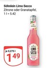 Aktuelle Sekt Angebote bei GLOBUS in Braunschweig Aktuelles Limo Secco Zitrone Angebot bei GLOBUS in Braunschweig ab 1,49 €