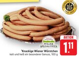 Knackige Wiener Würstchen im Angebot bei E center in Pirmasens Knackige Wiener Würstchen Angebote bei E center Pirmasens für 1,11 €