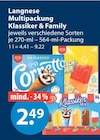 Klassiker & Fami#y im V-Markt Prospekt Klassiker & Fami#y von Langnese im aktuellen V-Markt Prospekt für 2,49 €