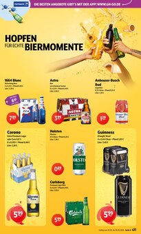 Bier im aktuellen Getränke Hoffmann Prospekt (Detmold) Bier im Getränke Hoffmann Prospekt "Aktuelle Angebote" mit 9 Seiten (Detmold)
