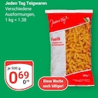 Teigwaren im Angebot bei GLOBUS in Homburg Teigwaren Angebote von Jeden Tag bei GLOBUS Homburg für 0,69 €