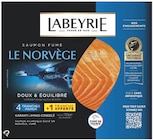 Saumon fumé Le Norvège - LABEYRIE - Supermarchés Match à Lille Saumon fumé Le Norvège - LABEYRIE en promo chez Supermarchés Match Lille à 6,99 €