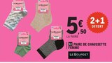 Paire de chaussette femme - Le Bourget en promo chez E.Leclerc Le Havre à 5,50 €