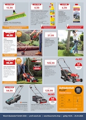 Aktueller PROFI Wesch Prospekt mit Gartengeräte, "FRÜHLINGSFEST", Seite 10