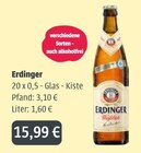 Bier im Angebot bei GetränkeLand Mayer in Hoyerswerda Bier Angebote von Erdinger bei GetränkeLand Mayer Hoyerswerda für 15,99 €