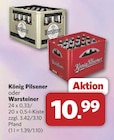 König Pilsener oder Warsteiner Angebote bei combi Lingen für 10,99 €