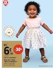 Robe Bio Bébé 'Mots d'Enfants' dans le catalogue E.Leclerc