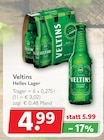 Aktuelle Veltins Angebote bei Getränkeland in Greifswald Aktuelles Helles Lager Angebot bei Getränkeland in Greifswald ab 4,99 €