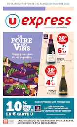 Catalogue U Express à Lille, avec 20 pages Prospectus U Express à Lille, "LA FOIRE AUX VINS", 20 pages, 27/09/2022 - 08/10/2022