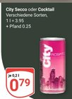 Secco im Angebot bei GLOBUS in Mannheim Secco Angebote von City bei GLOBUS Mannheim für 0,79 €