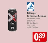 X2 Biermix-Getränk im Angebot bei famila Nordost in Langenhagen X2 Biermix-Getränk Angebote von Bitburger bei famila Nordost Langenhagen für 0,89 €