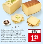 Raclette natur Angebote bei Marktkauf Ulm für 1,99 €
