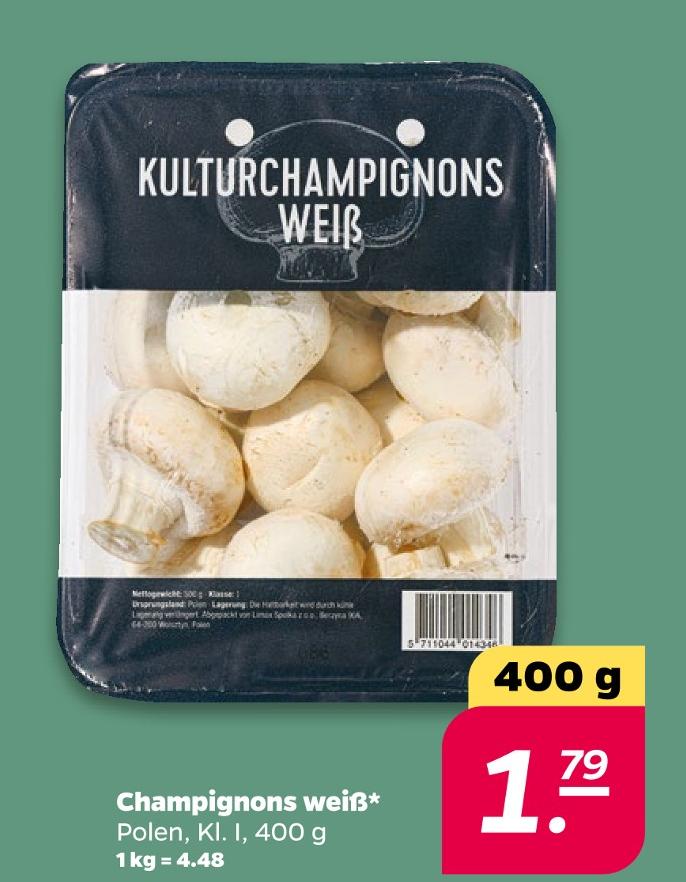 Champignons weiß