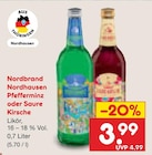 Pfefferminz Likör im Angebot bei Netto Marken-Discount in Kiel Pfefferminz Likör Angebote von Nordbrand Nordhausen bei Netto Marken-Discount Kiel für 3,99 €