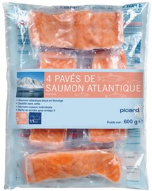 4 pavés de saumon atlantique - Picard à Mulhouse 4 pavés de saumon atlantique en promo chez Picard Mulhouse à 15,95 €