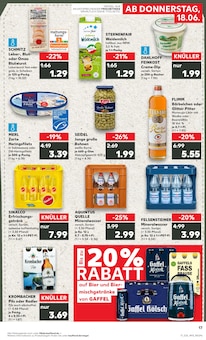 Krombacher im aktuellen Kaufland Prospekt (Hürth) Krombacher im Kaufland Prospekt "Hier bin ich richtig" mit 56 Seiten (Hürth)