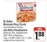Ristorante Pizza, Piccola Angebote von Dr. Oetker bei EDEKA Dresden für 1,88 €