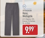 Hose, Wolloptik im ALDI Nord Prospekt Hose, Wolloptik von UP2FASHION im aktuellen ALDI Nord Prospekt für 9,99 €