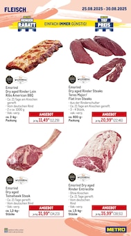 Steak im METRO Prospekt "Wochenangebote" mit 30 Seiten (Regensburg)