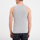 Débardeur coton bretelles larges gris homme - LH en promo chez La Halle Débardeur coton bretelles larges gris homme - LH dans le catalogue La Halle